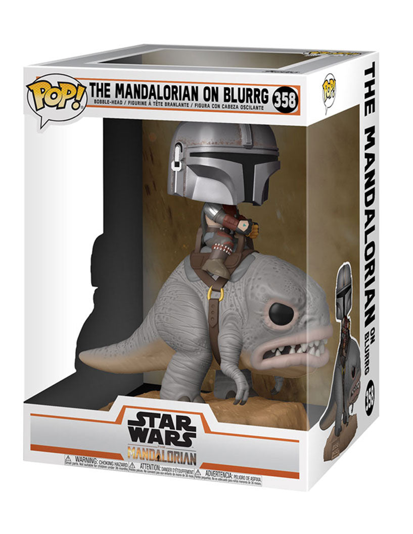 STAR WARS - The Mandalorian on Blurrg #358 - Funko POP!